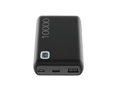 OIZNIAT Power Bank 10000mAh Portatile – Caricabatterie Di Riserva Compatto Nero
